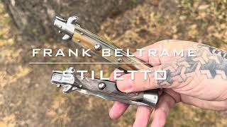 Frank Beltrame Italian Stiletto Knifes 2024 [upl. by Hwu580]