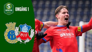 Gefle IF  Helsingborgs IF  Höjdpunkter  Superettan 2024 Omgång 1 [upl. by Enyehc316]