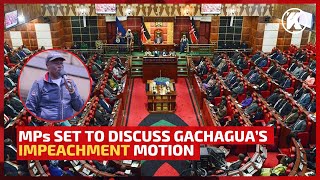 LIVE MPs Set to Discuss DP Gachaguas Impeachment Motion [upl. by Oster]