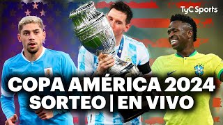 EN VIVO 🔴 SORTEO COPA AMÉRICA 2024 ⚽ ARGENTINA y MESSI defienden el título en ESTADOS UNIDOS [upl. by Arbmat]