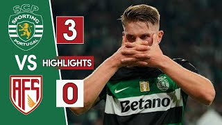 Sporting CP vs AVS Futebol SAD 30 Extended Highlights amp All Goals [upl. by Ived]