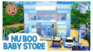 BEST BABY STORE EVER🍼 Nu Boo Baby 🍼 The Sims 4 CC Speed Build [upl. by Ytisahcal591]