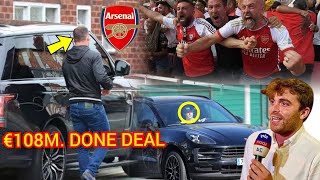 🚨 Breaking News arsenal complete €108M DEAL🔥 medical today✍️ DONE DEAL✅ Arsenal transfer news [upl. by Rahsab]