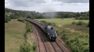 60007  Sir Nigel Gresley  Rattery Bank  11th July 2024 [upl. by Gary]