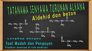 Kimia kelas 12  Tatanama aldehid dan keton serta reaksinya [upl. by Constantia17]