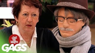 Clever Old Man Pranks Wife With Dummy [upl. by Assenat]