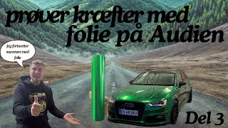 prøver kræfter med folie del 3 [upl. by Halyhs]