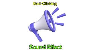 Bad Clicking Sound Effect  Soundance [upl. by Znarf504]