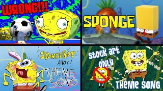 WEIRD AND FUN SPONGEBOB THEME SONGS COMPILATION [upl. by Petta470]