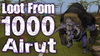 Runescape 3  Loot From 1000 Airut Harbingers of Tuska [upl. by Edbert]