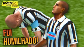 TOMEI GOLEADA e FUI HUMILHADO no PES 6 ONLINE de PS2 [upl. by Kerns]