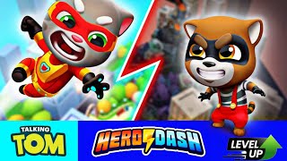 Talking Tom Hero Dash  Epic Run  Gameplay  Talking Tom 😎 [upl. by Ylrehs]