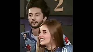 Rabeeca amp Hussain cute moments  Rabeesain Cute Moments in Game show [upl. by Adnilym]