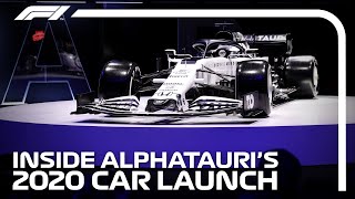 Inside AlphaTauris 2020 F1 Car Launch [upl. by Htrag]