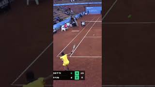 Backhands and forehandsMusetti Vs Goffin atpchallenger 🎾 singlehandedbackhand [upl. by Nadiya]