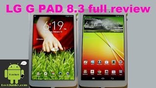 LG G Pad 83 Tablet Full Review [upl. by Einahpad]