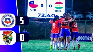 CHILE GOLEA 5  0 A BOLIVIA POR EL CAMPEONATO SUDAMERICANO FEMENINO SUB17  REY DEPORTIVO [upl. by Slerahc]