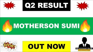 Motherson Sumi Q2 Results 2024  Motherson Sumi share latest news  motherson Sumi share  motherson [upl. by Aicssej459]