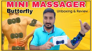 Mini Massager How to Use  Unboxing and Review  Butterfly Mini Massager [upl. by Eelhsa574]