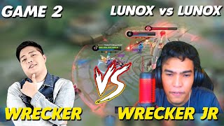 WRECKER VS WRECKER JR  GAME 2  1V1 LUNOX [upl. by Erich]