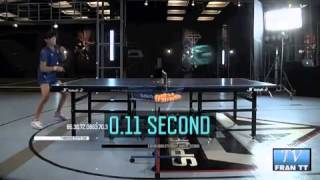 ESPN  Sports Science Table Tennis [upl. by Dlorad701]