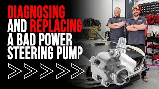 How to Diagnose amp Replace a Failing Power Steering Pump on a Classic Car [upl. by Lyndy]