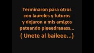 El baile de los que sobran  Los prisioneros LETRA [upl. by Charis460]