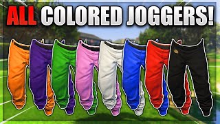 UPDATED GTA 5 HOW TO GET ALL COLORED JOGGERS AFTER PATCH 168 GTA 5 Colored Joggers Glitch [upl. by Naujd]