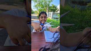 Chewing GUM on the HAIR😱TomampJerry 🤣DiyaIshwarya shorts viralvideo [upl. by Jacklin]