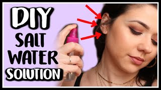 DIY SALT WATER SOLUTION FOR PIERCINGS  EXACT WATER TO SALT RATIO [upl. by Rothmuller943]