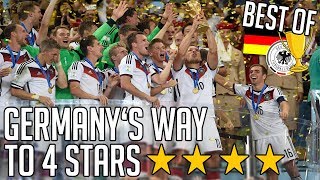 Germanys Way To 4 Stars ✶ FIFA World Cup 2014  BEST OF [upl. by Aillij174]