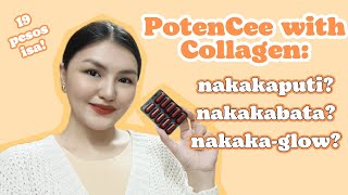 POTENCEE WITH COLLAGEN TOTOO BANG NAKAKAPUTI NAKAKABATA AT NAKAKAGLOW  Pinay Pharmacist [upl. by Liauqram49]