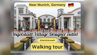 Ingolstadt Village Luxury outlet  walking￼ tour with me Munich Germany￼​⁠​⁠ [upl. by Attenoj]