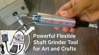 Making dremel tool with flexible shaft at home  How to use flex shaft grinder tools [upl. by Ynohta]