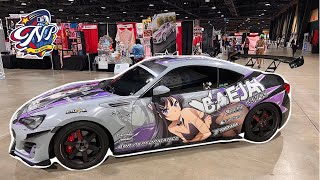 Waifu Cars Take Over Anime Los Angeles ITASHA at ALA 2023 [upl. by Notsa]