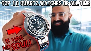 Top 10 Quartz Watches Of All Time [upl. by Leinad821]