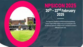 NPSICON 2025  7th National Conference of Neuropathology Society of India NPSI [upl. by Wootten]