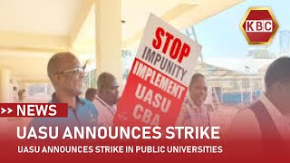 UASU announce strike in public universities [upl. by Fatma]