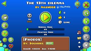 The 13th Dilemma Level created by my Used Noclip Geometry Dash [upl. by Darb]