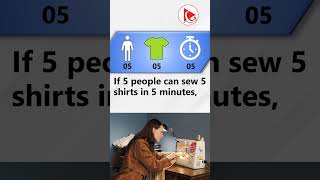 Psychometric Test Can You Calculate Time for Sewing Shirts onlineassessment assessmenttest math [upl. by Altheta]