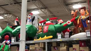 Christmas inflatables display at Lowe’s [upl. by Yendis]