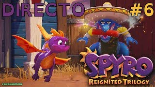 Spyro Reignited Trilogy  Directo 6  Guía 100  Español  Comenzamos Spyro 3  Secretos Ps4 Pro [upl. by Aleunamme803]