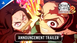 Demon Slayer Kimetsu no Yaiba The Hinokami Chronicles 2  Announcement Trailer  PS5 amp PS4 Games [upl. by Atiuqes]