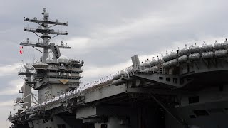 Dwight D Eisenhower Carrier Strike Group Deploys [upl. by Isherwood]