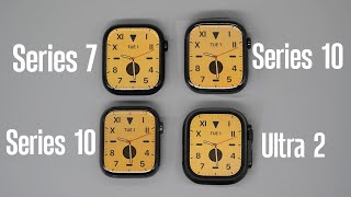 Apple Watch Series 10 vs 789 vs Ultra Jet Black vs Titanium vs Steel [upl. by Faucher]