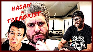 H3H3 Plays quotTwitch or Terroristquot Game  HasanAbi Reacts [upl. by Lanie]