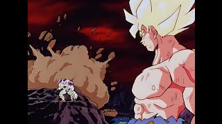 Goku vs Frieza full fight Remaster 4k part 1 [upl. by Grimbald578]