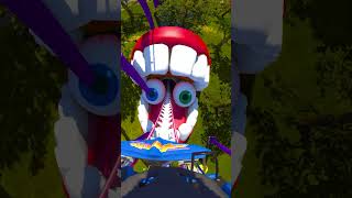 Interactive Videos 360 Roller Coaster themepark rollercoastervr rollercoaster shorts [upl. by Pawsner54]