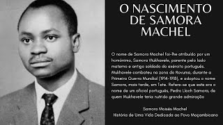 O nascimento de Samora Machel [upl. by Rossi]