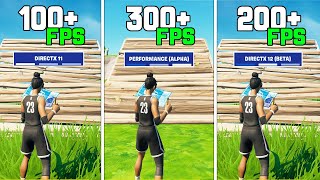 GT 1030  Fortnite Performance Mode vs DX11 vs DX12  1080p [upl. by Lizabeth]